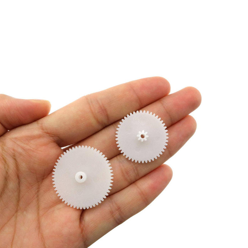 Assorted Worm Gear Set 34 Kinds Rack and Pinion Gear Pulley Plastic Shaft Worm Gear Reducer for Robot DIY Assorted Kit