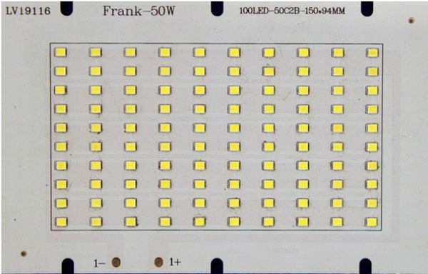 Flood light 50W White Color 150x94mm