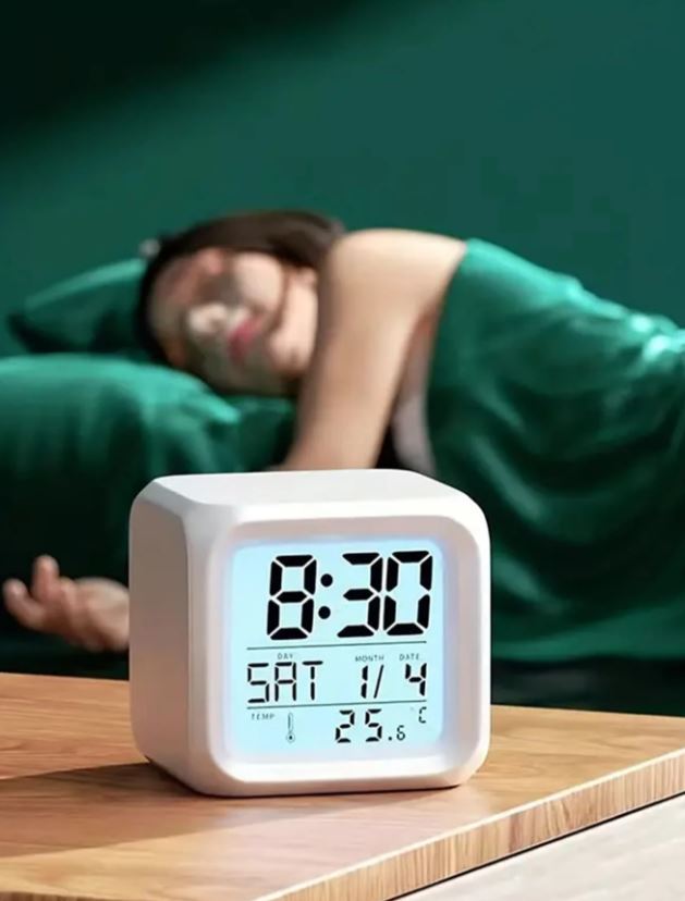 Digital Smart 7 Color Change Digital LED Alarm Clock