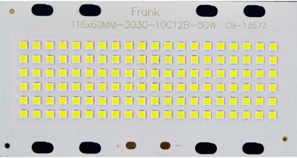 Flood light 50W White Color 116x60mm OD-1.5