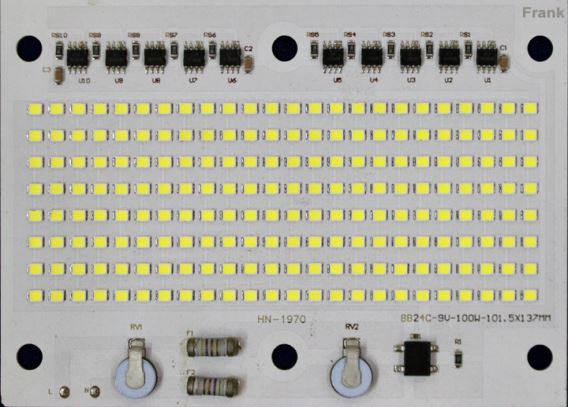 Flood light DOB 100W White Color 135x110mm OD-1.5