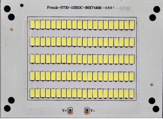 Flood light 50W White Color 99x74mm OD-1.5