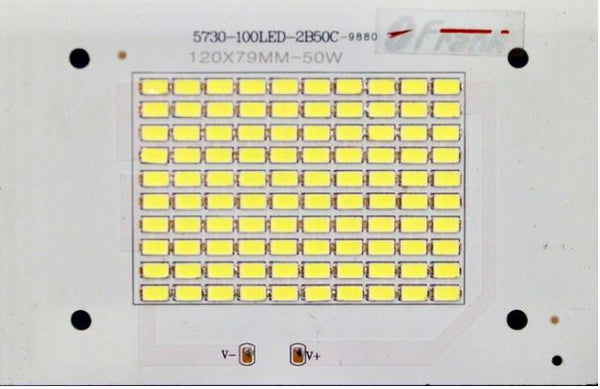 Flood light 50W White Color 120x79mm OD-1.5