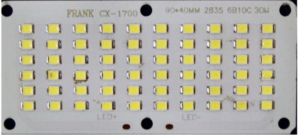 Flood light 30W White Color 90x40mm OD-1.5