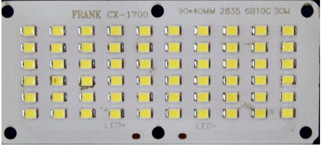 Flood light 30W White Color 90x40mm OD-1.5