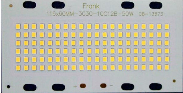 Flood light 50W Warm-White Color 116x60mm OD-1.5