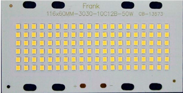 Flood light 50W Warm-White Color 116x60mm OD-1.5