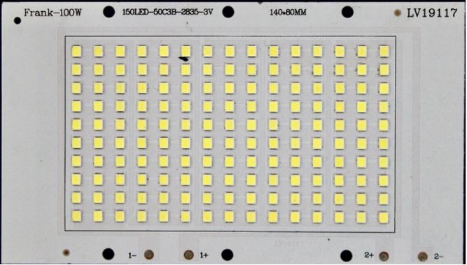 Flood light 100W White Color 140X80mm
