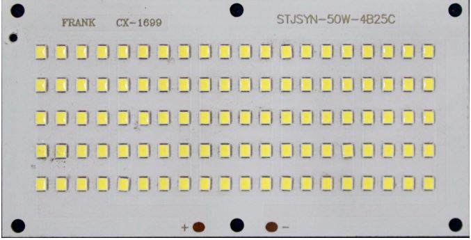 Flood light 50W White Color 120x60mm OD-1.5