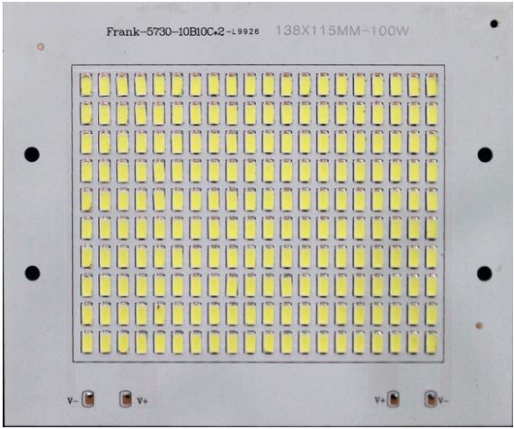Flood light 100W White Color 138X115mm