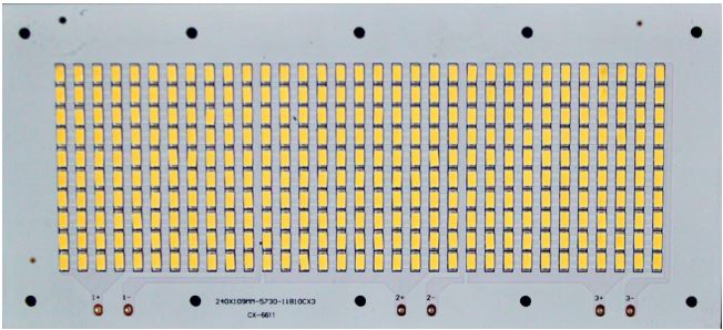 Flood light 150W Warm-White Color 240X109mm