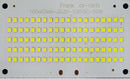 Flood light 50W White Color 100x60mm OD-1.5