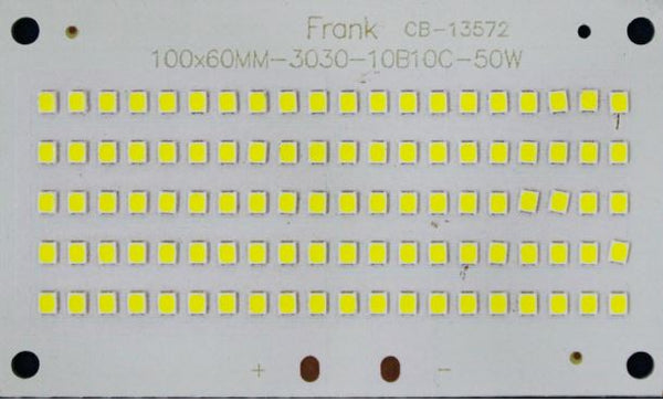 Flood light 50W White Color 100x60mm OD-1.5
