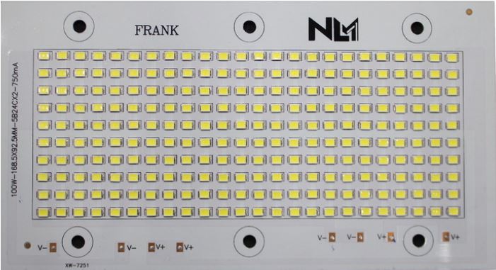 Flood light 100W White Color 168.5x92mm OD-1.5