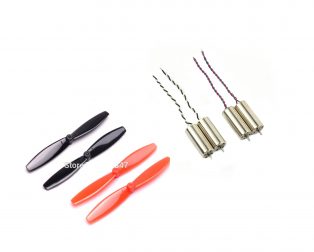 65mm Blade Propeller Prop with 8520 CW & CCW Coreless Brushed Motor For Indoor Racing Drone Quad-copter