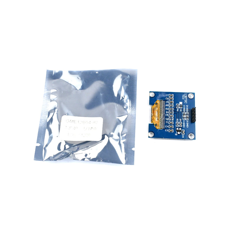 1.3" OLED Blue Display Module with Regulator