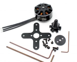 EMAX MT3110 480KV Brushless DC Motor for Multirotors – Black Cap (CW)