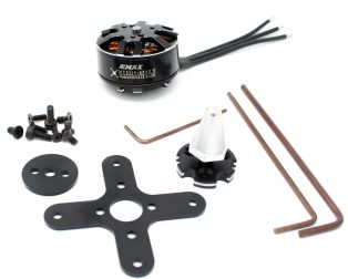 EMAX MT3110 480KV Brushless DC Motor for Multirotors – Silver Cap (CCW)
