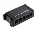 Industrial 5P Gigabit Ethernet Switch, Full-Duplex 10/100/1000M, DIN Rail Mount