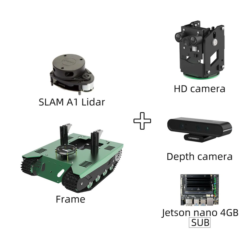 Transbot ROS Robot with Lidar Depth camera for Jetson NANO