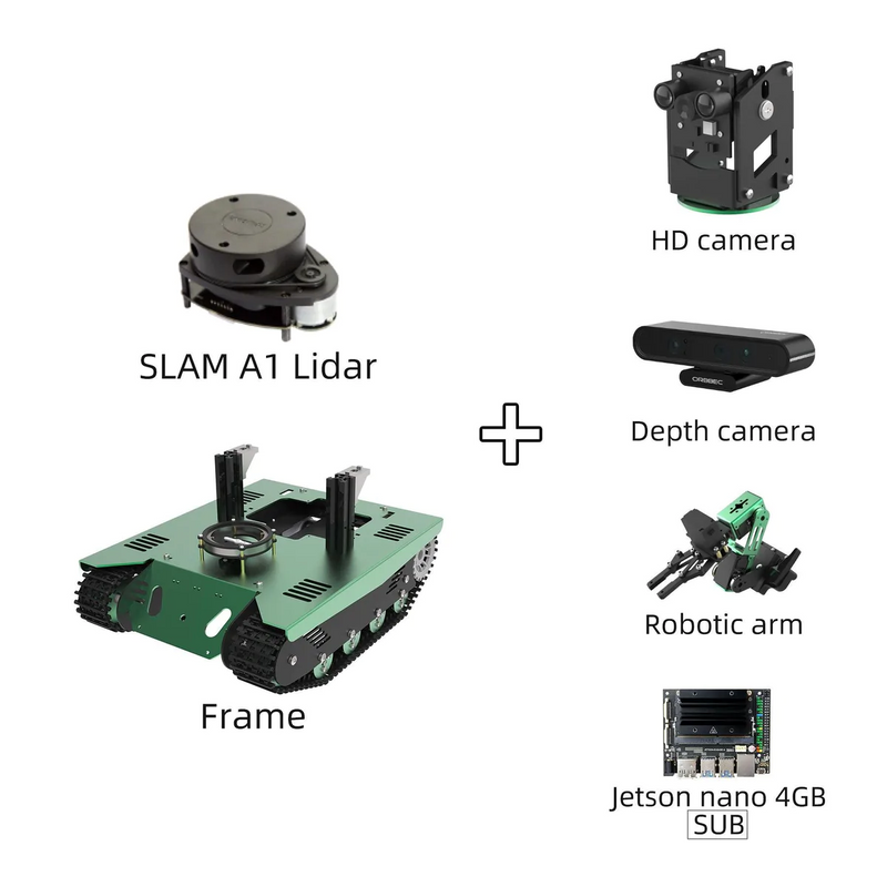 Transbot ROS Robot with Lidar Depth camera for Jetson NANO