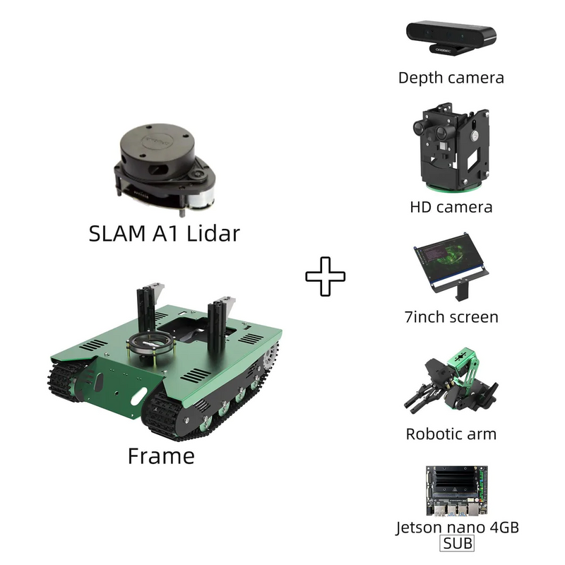 Transbot ROS Robot with Lidar Depth camera for Jetson NANO