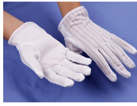 Anti-Static Anti-Skid ESD Gloves with Finger Skid Resistance Spot