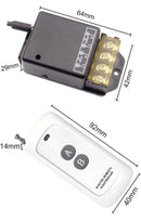 433 MHz Single Channel RF Transmitter Receiver Remote Control Switch for Heavy Loads up to 30A