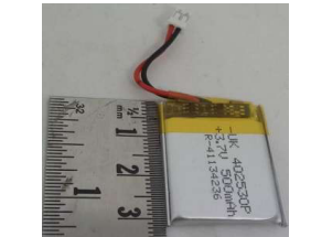 402530 3.7V 500mAh Li-Polymer Battery