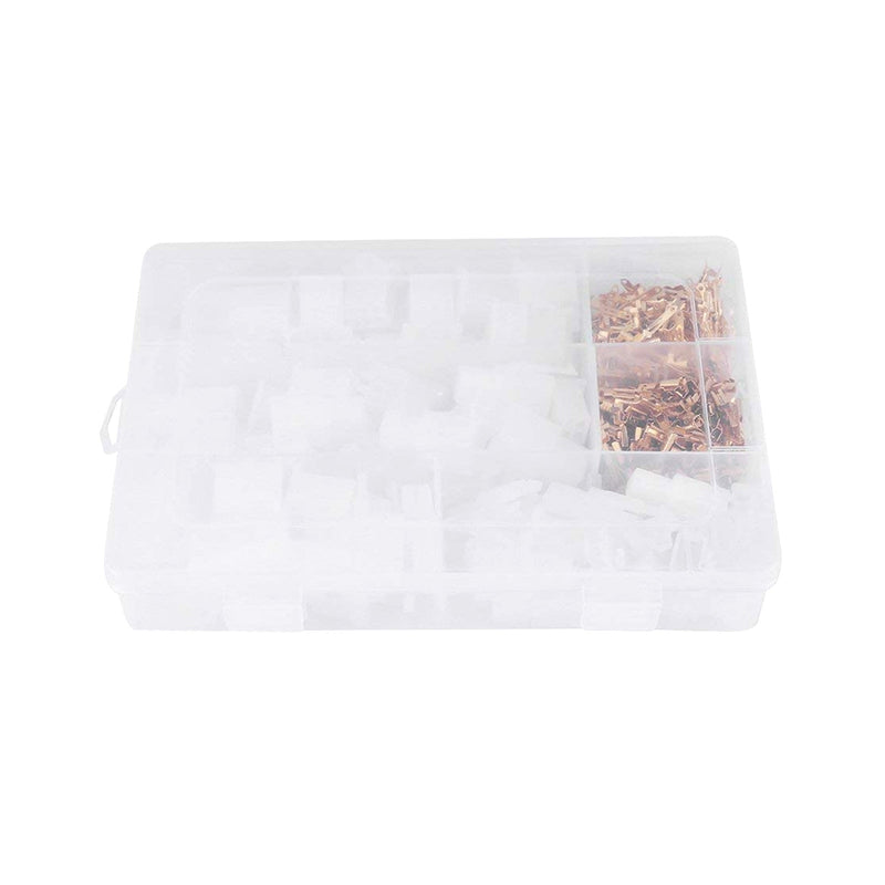 380Pcs Wire Connectors 2.8MM 2, 3, 4, 6 Way Wire Connectors Housing Terminal Female & Male Kit Car Motorcycle Connectors