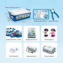 BanBao 80 in 1 Building Blocks Kit STEAM Kit With Motor Power Machine Experiment Bricks Educational Model Toys