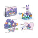 BanBao Intelligent Rabbit Building Blocks Toy Interactive Rabbit Themed Building Blocks DIY Kit Educational Building Blocks: The Intelligent Rabbit