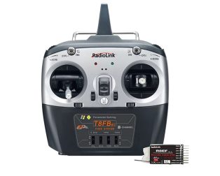 Radiolink T8FB 2.4GHz 8 Channels RC Remote Transmitter with Receiver R8EF Dual Stick Controller