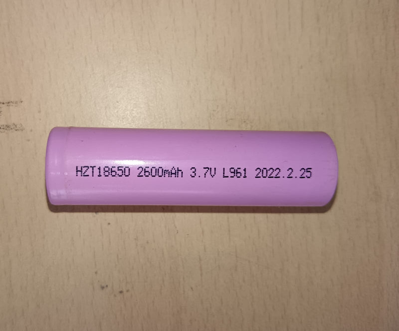 18650 3.7V 2600mAh Lithium-ion Battery
