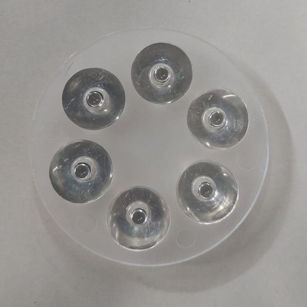 Polycarbonate Lens for 6 LED Base Plate