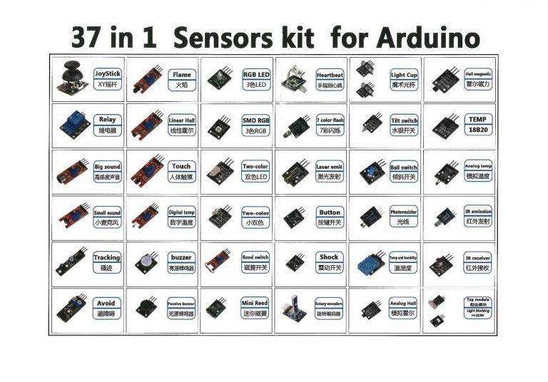 37 in 1 Sensors Kit for Arduino