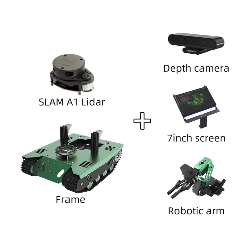 Transbot ROS Robot with Lidar Depth camera for Jetson NANO