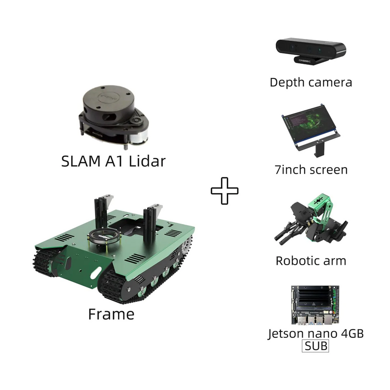 Transbot ROS Robot with Lidar Depth camera for Jetson NANO