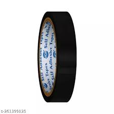 18mm Polyester adhesive tape Black color (50 meter)