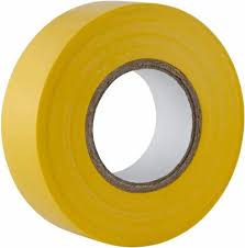 17mm PVC tape fine quality Yellow color-25 Meter