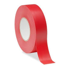 17mm PVC tape fine quality Red color-25 Meter
