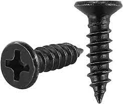 M4x7mm Phillips Head Black Screw