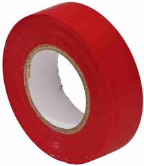 17mm PVC tape Indian normal Red color (6 Meter)
