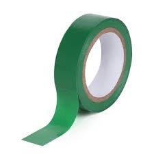 17mm PVC tape(Deon ISI make)Green color -6 Meter