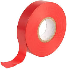 17mm PVC tape fine quality Red color-15 Meter