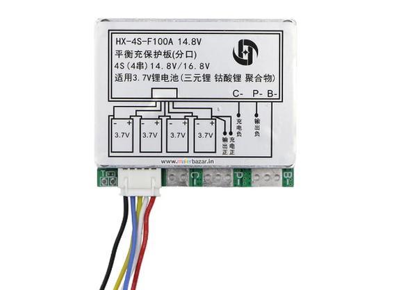 4S 100A 14.8V LiFePO4 16.8V Li-ion High Power Supply BMS Protection Board