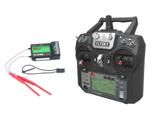 Flysky FS-i6X 2.4GHz 6CH AFHDS 2A RC Transmitter With FS-iA10B 2.4GHz 10CH Receiver