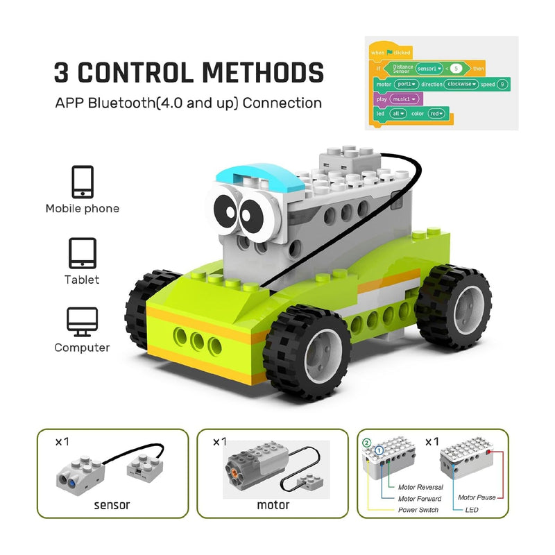makerzoid 200-in-1 Programmable Robotics Kit DIY Robotics Kit With 200+ Projects  STEM Learning Robot Kit For Kids Programmable Robot Kit Build the Future, One Robot at a Time