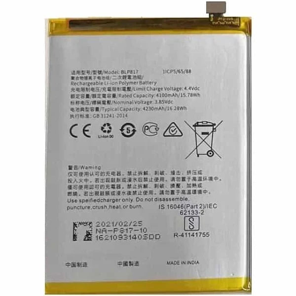 OPPO A15/ BLP817 4000mAH Lithium-ion battery