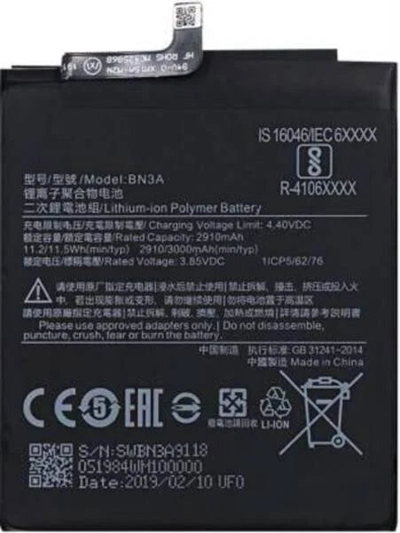 MI BN3A/REDMI GO 3000mAH Lithium Polymer battery